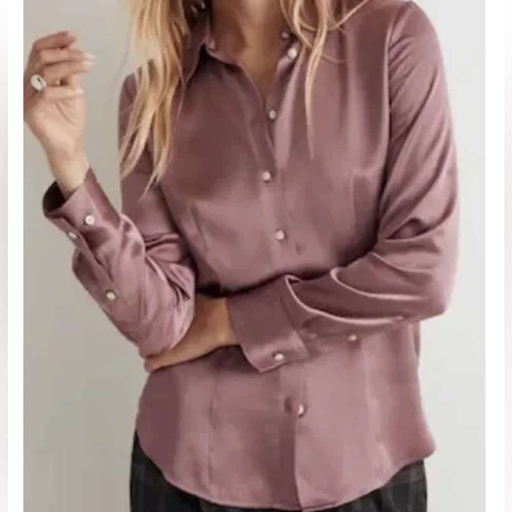 Madewell Silk Botton Down